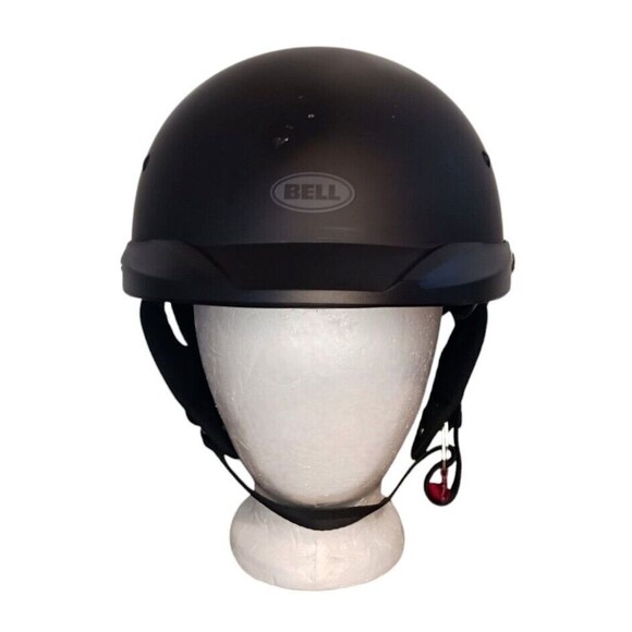 Bell Helmets Pit Boss Motorcycle Helmet Matte Black XL/XXL Roses Back Adjustable - Picture 2 of 10